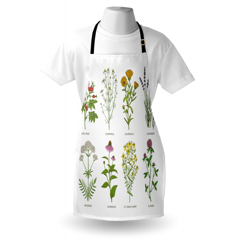 Natural Cosmetics Flowers Apron