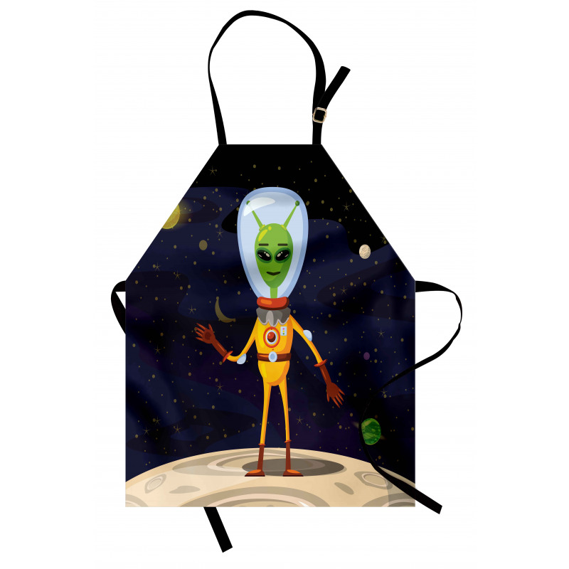 Funny Creature in a Spacesuit Apron