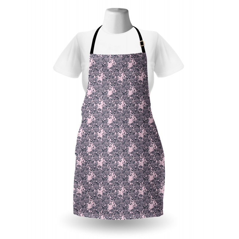 Bindweed Flower Bells Design Apron