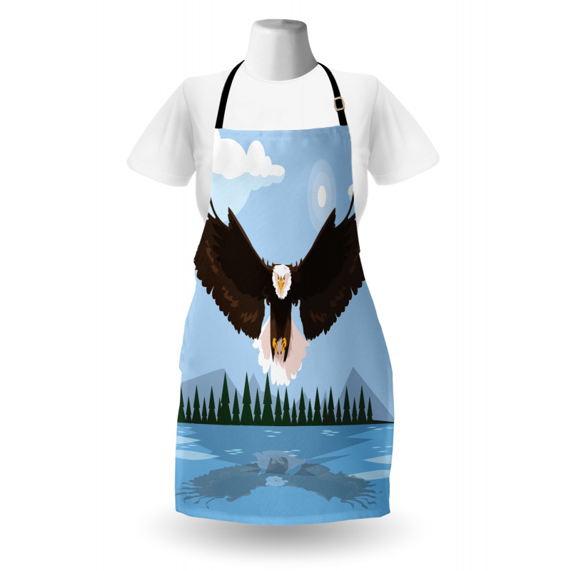 Landscape Illustration Art Apron