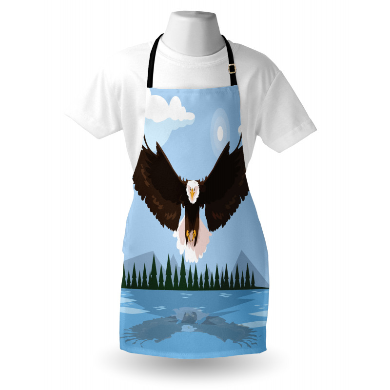 Landscape Illustration Art Apron