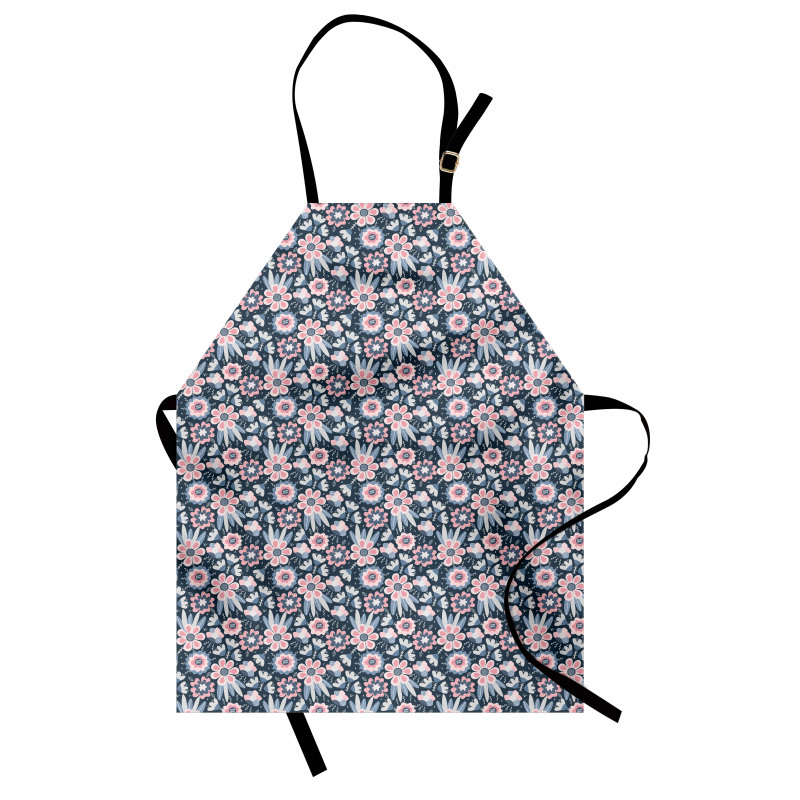 Garden Scene in Pastel Tones Apron