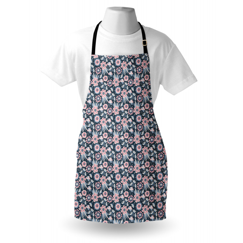 Garden Scene in Pastel Tones Apron