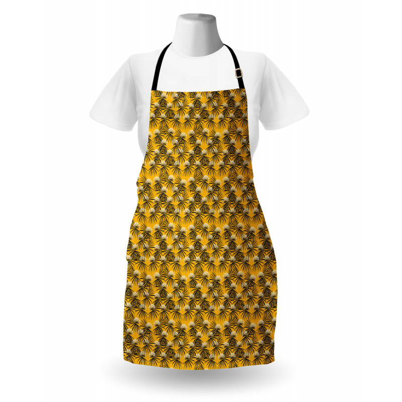 Dandelion and Palm Leaves Apron