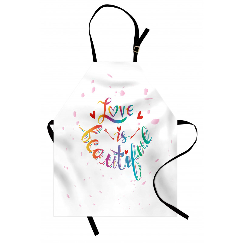 Love is Rainbow Art Apron