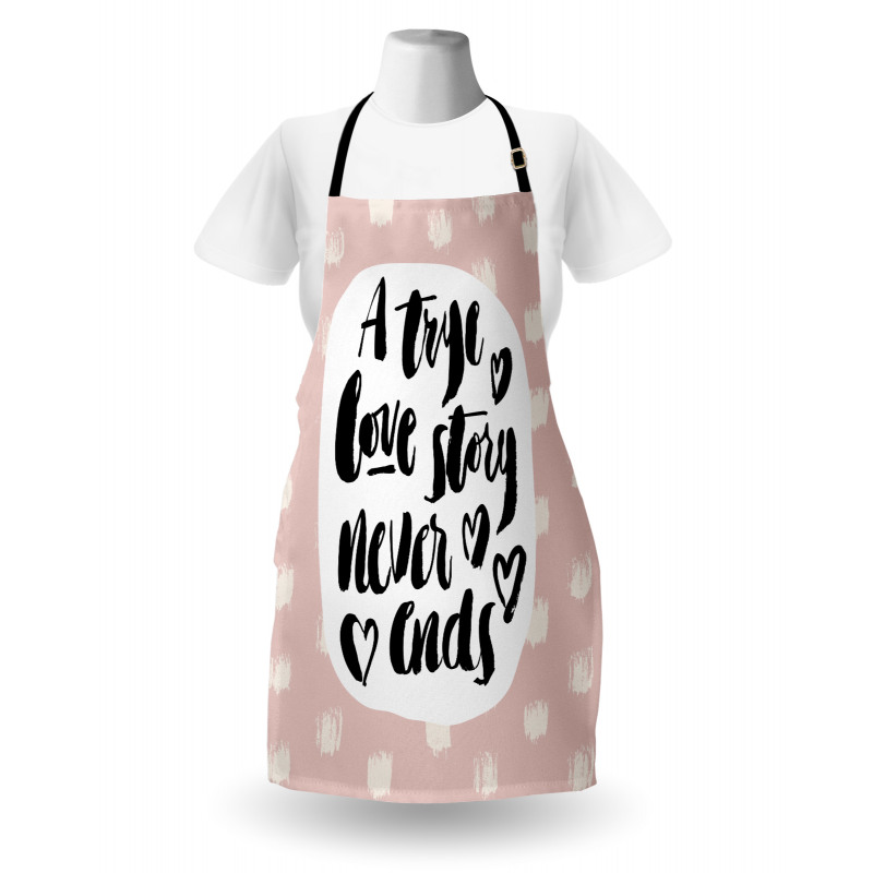 Love Story Saying Apron