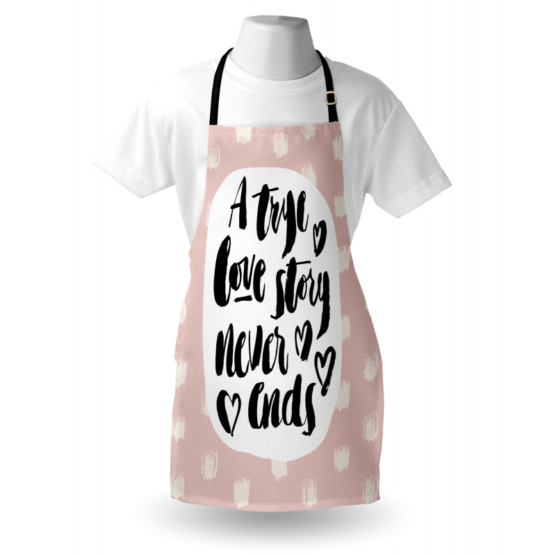 Love Story Saying Apron