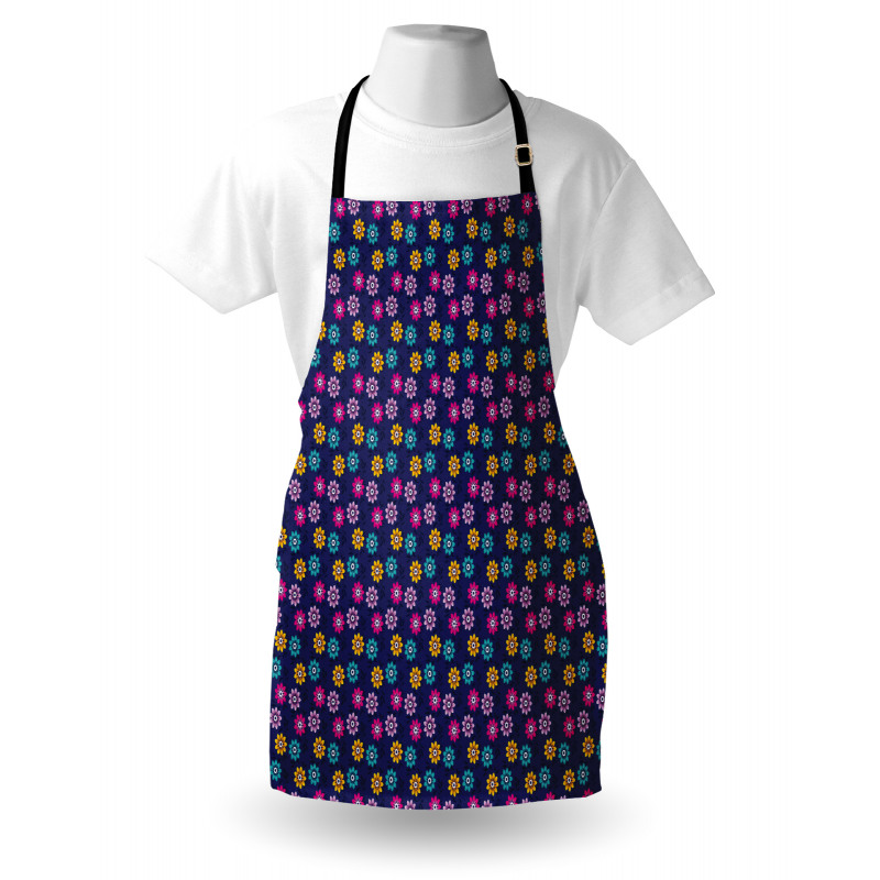 Colorful Flowers Love Apron