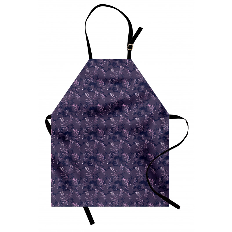 Abstract Branched Herbs Art Apron