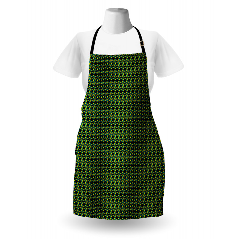 Triangular Geometric Star Apron