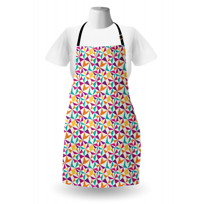 Vivid Mosaic Look Polygons Apron