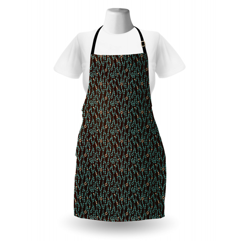 Nostalgic Pattern of Circles Apron