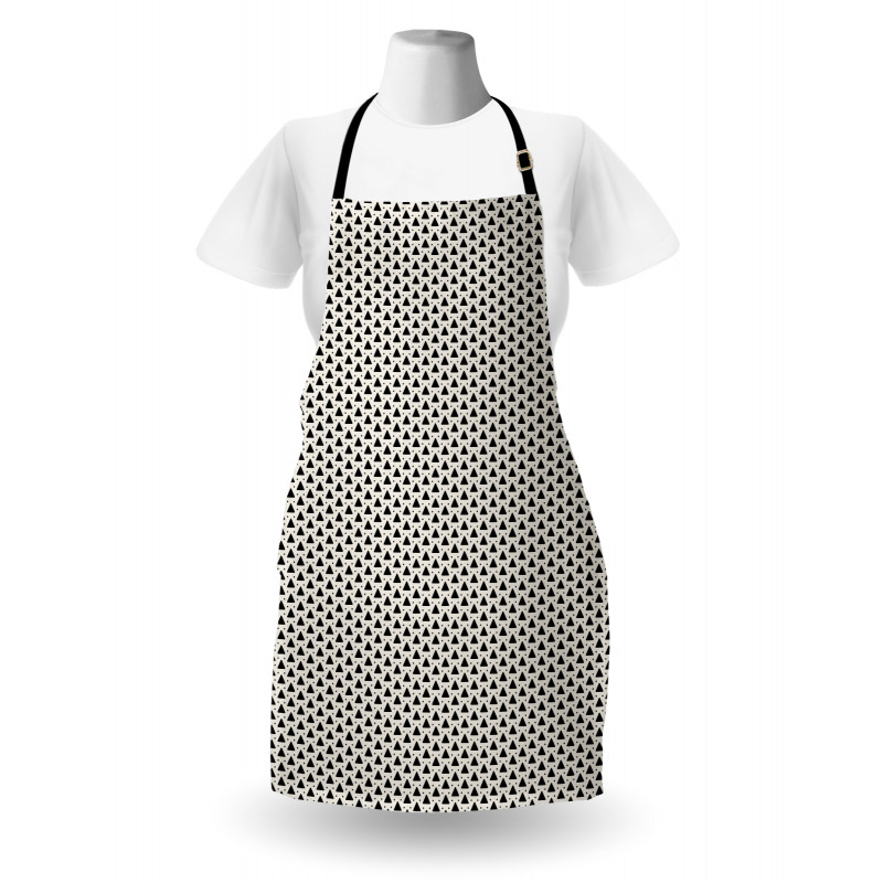 Simple Dots and Triangles Apron