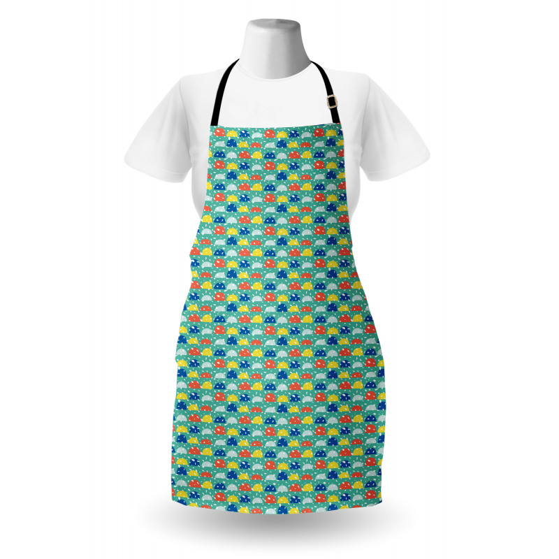 Vivid Funny Cartoon Motif Apron