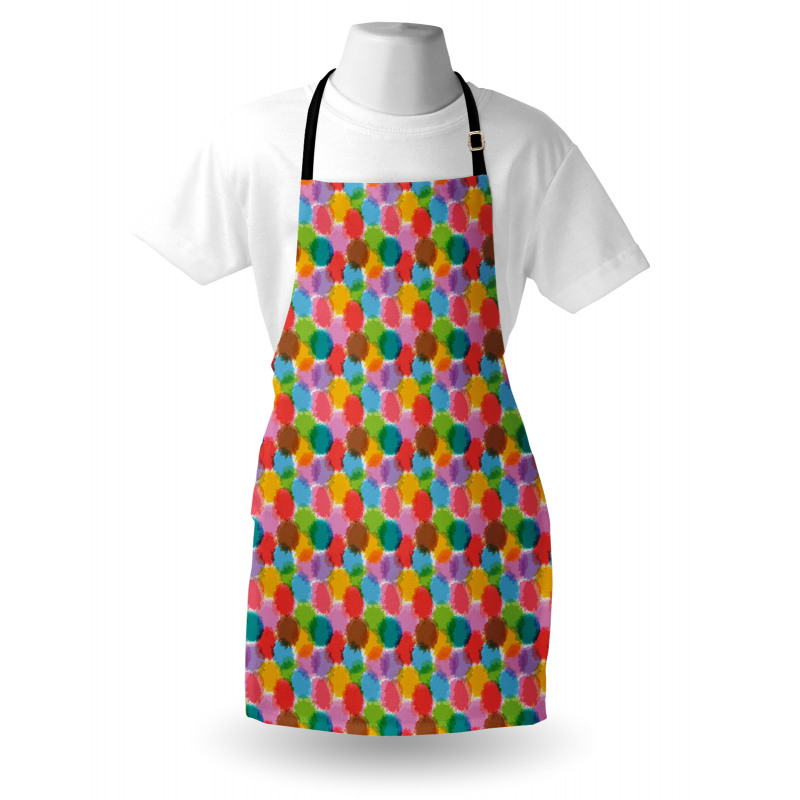 Grunge Vibrant Motif Apron