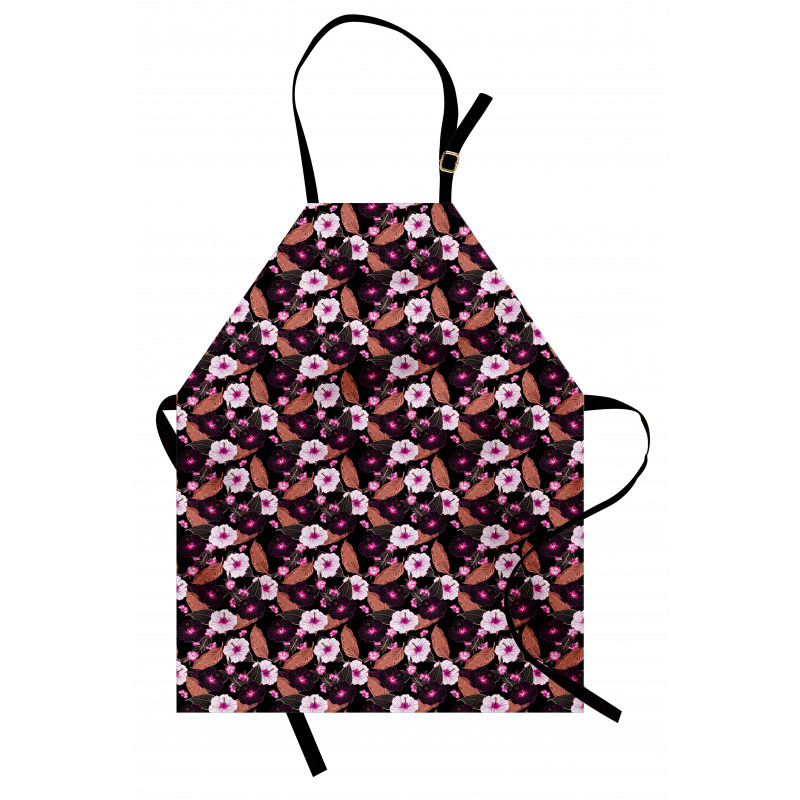 Vintage Exotic Flowers Apron