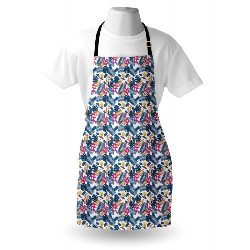 Leaves and Bird of Heaven Apron