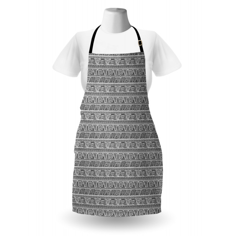 Zentangle Triangles Apron