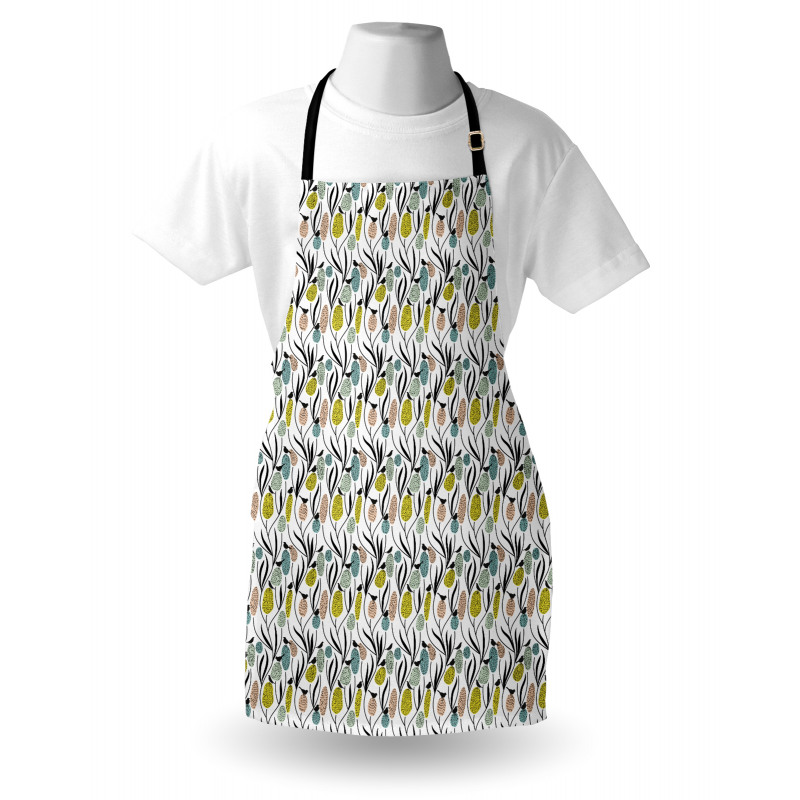 Birds and Abstract Plants Apron