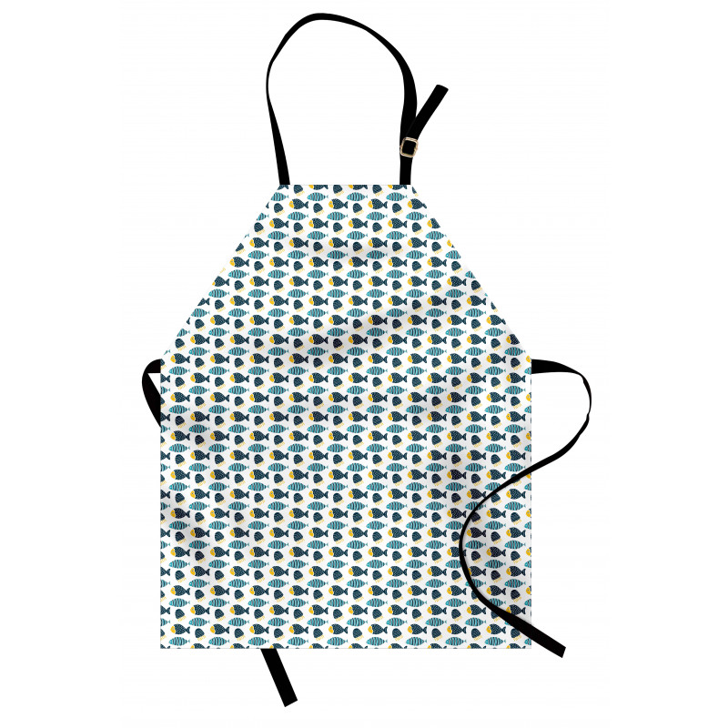 Nursery Fish and Jellyfish Apron