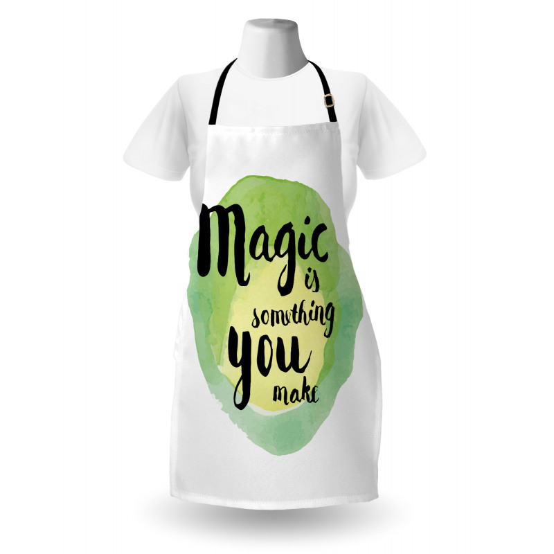 Watercolor Inspirational Art Apron