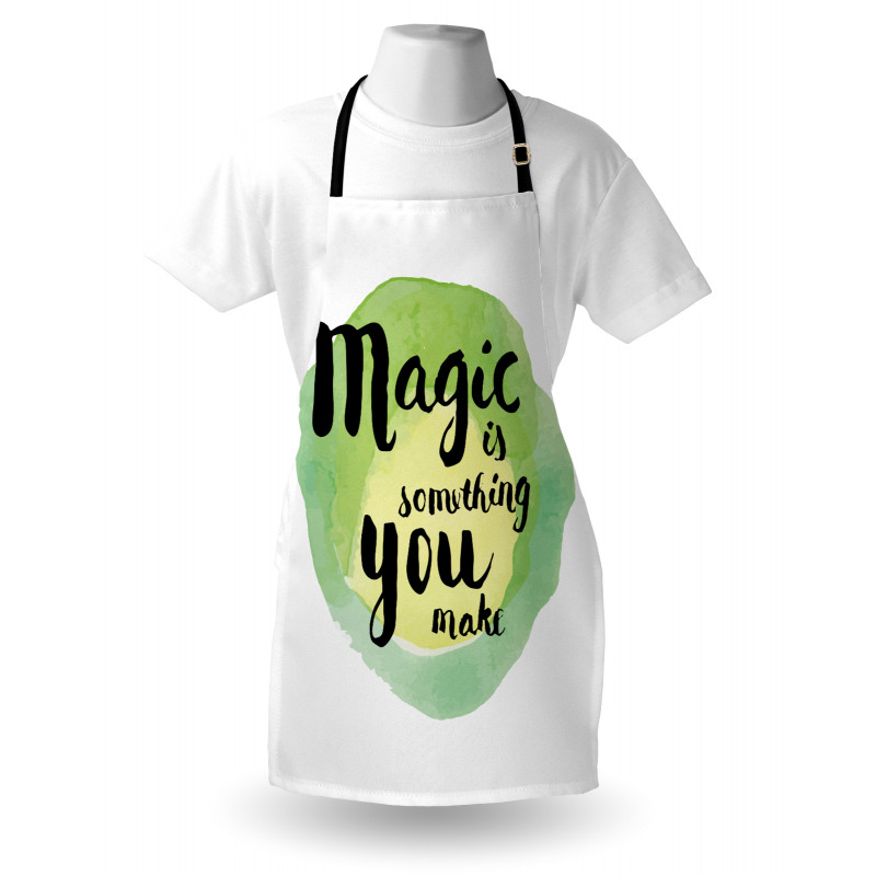 Watercolor Inspirational Art Apron