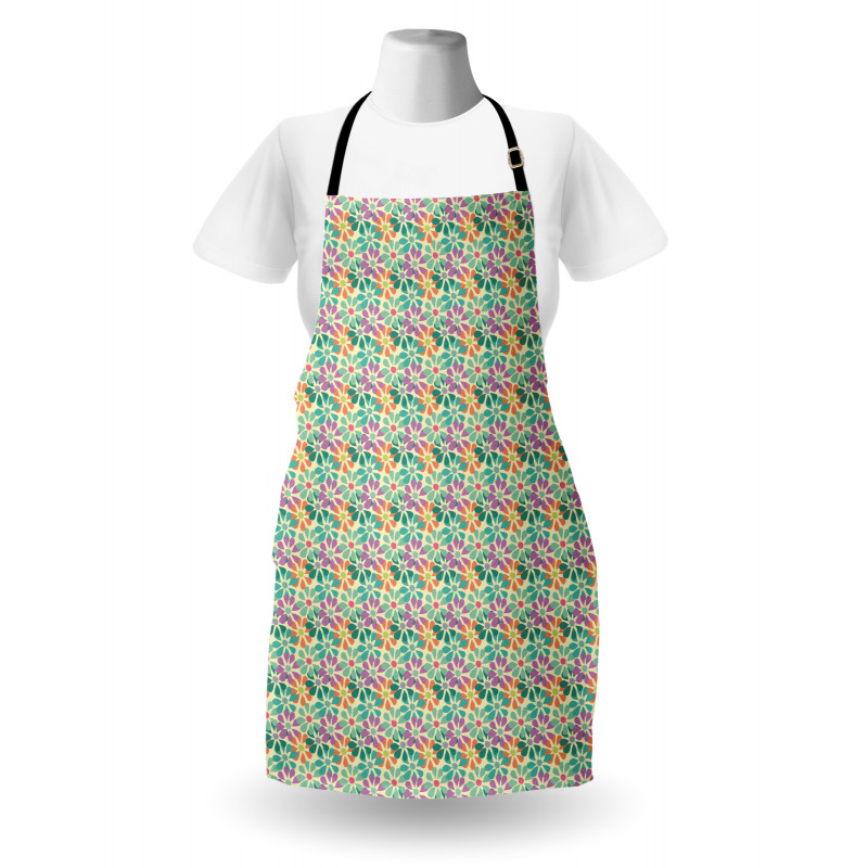 Funny Spring Flowers Bloom Apron