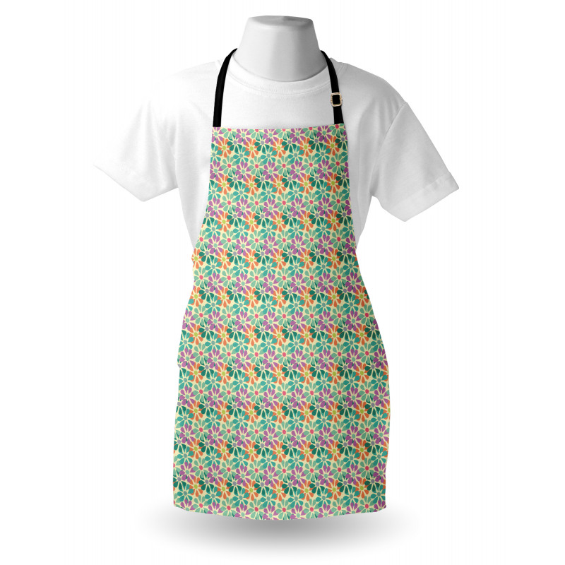 Funny Spring Flowers Bloom Apron