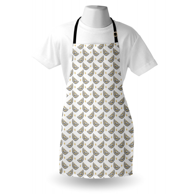 Citrus Slices and Tiny Leaves Apron