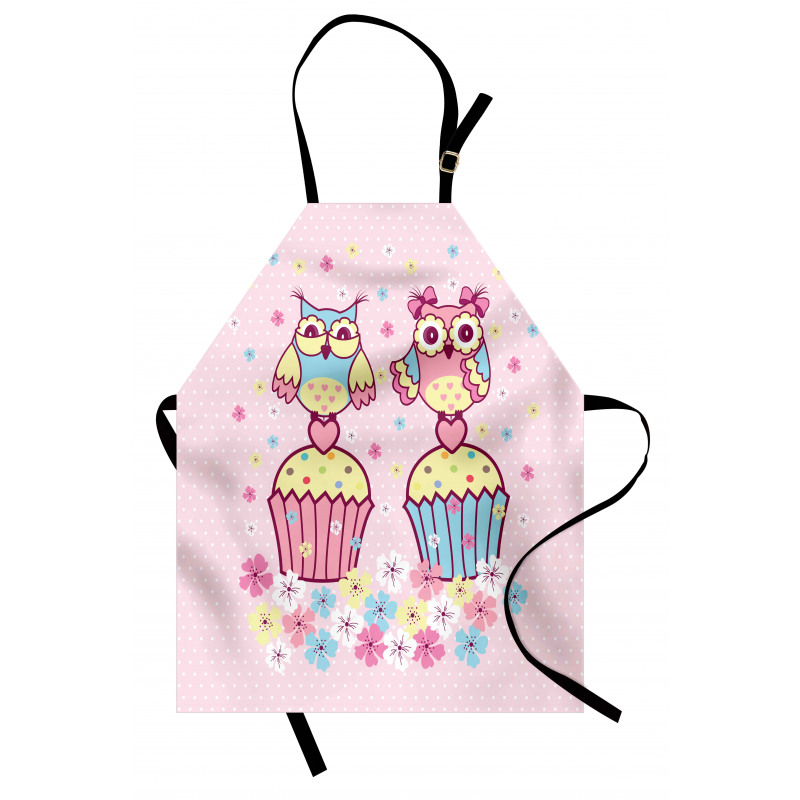 Couples Cupcakes Romantic Apron