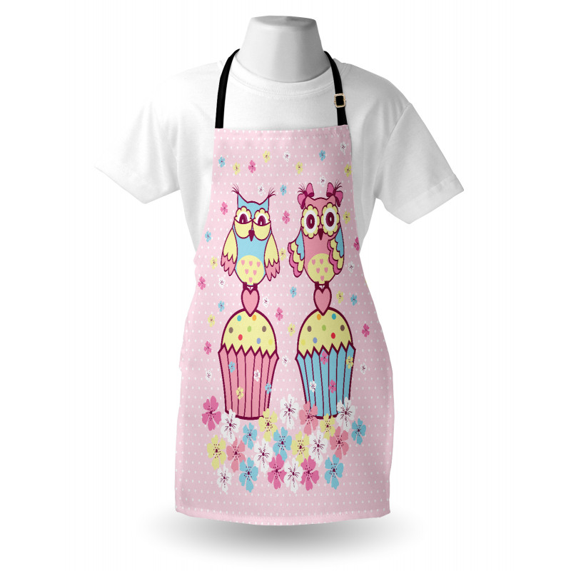 Couples Cupcakes Romantic Apron