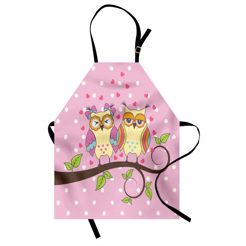 Birds in Love on Branch Apron