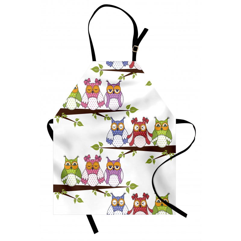 Birds on Tree Branches Apron