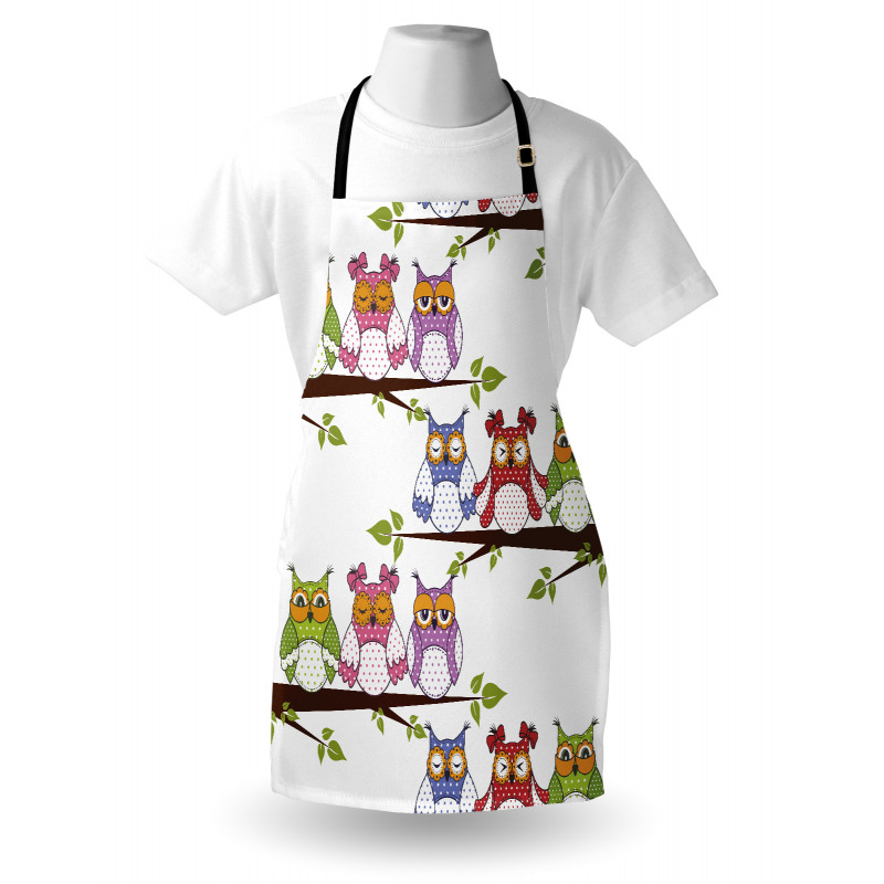 Birds on Tree Branches Apron