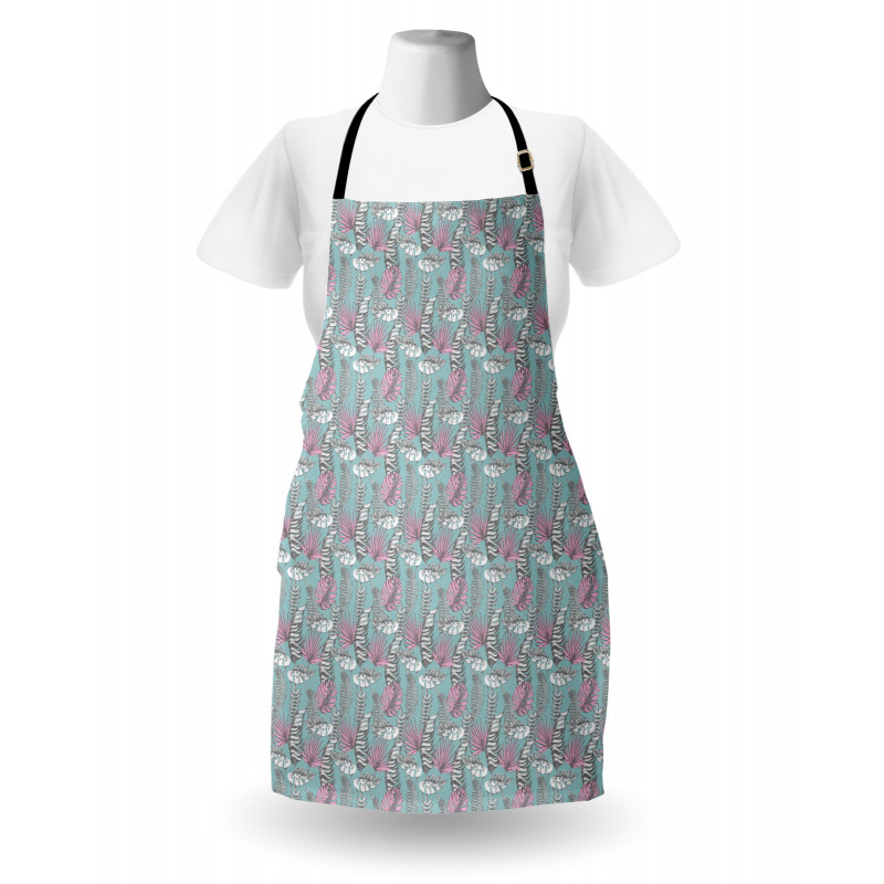 Delicate Hawaiian Leaves Apron