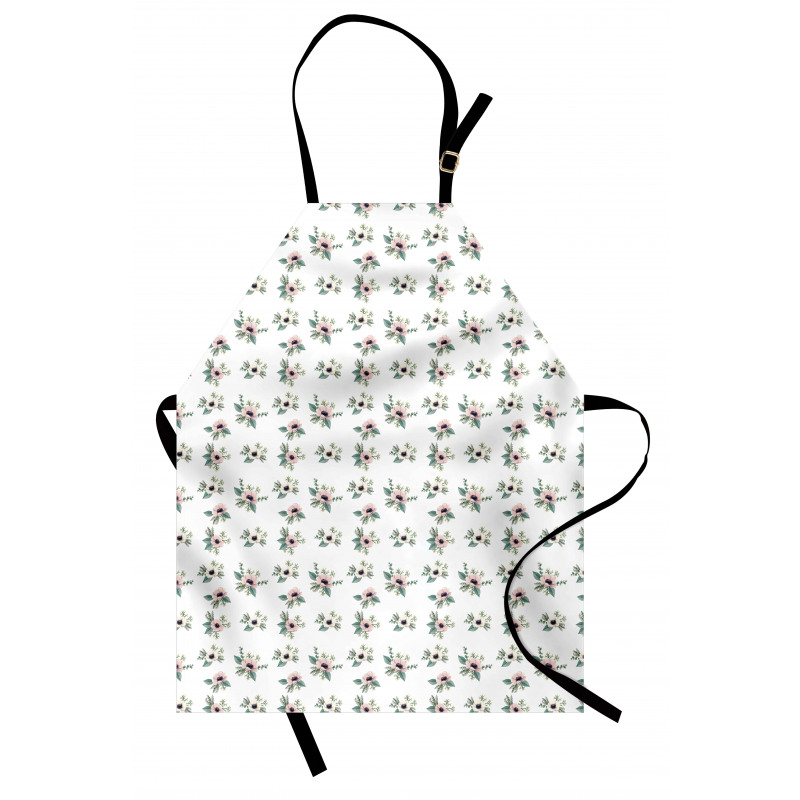 Anemone Flower Paintings Apron