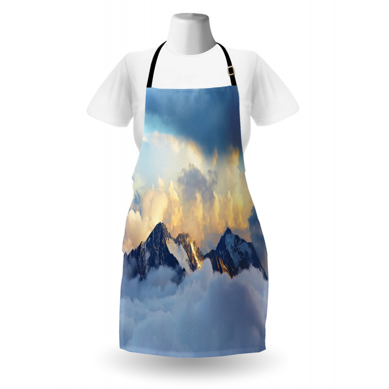 Snowy and Cloudy Peak Apron