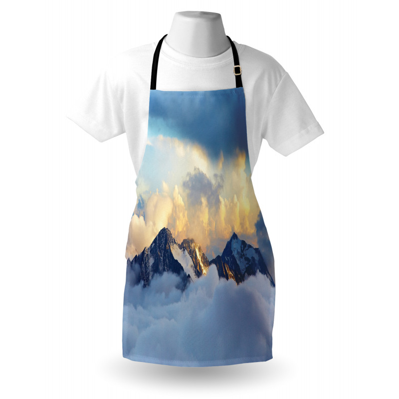 Snowy and Cloudy Peak Apron