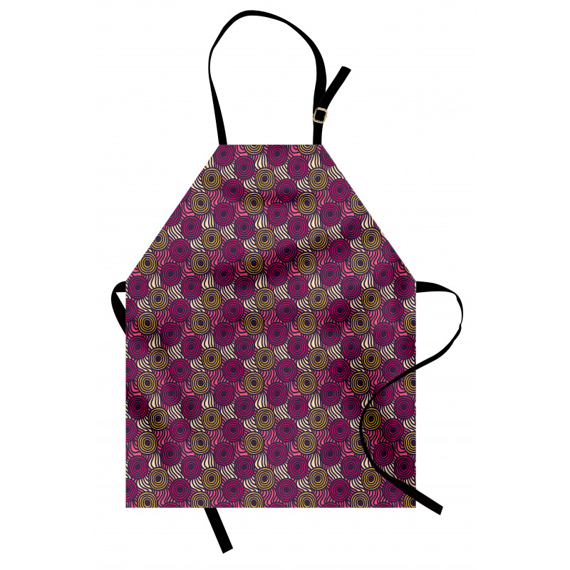 Doodle Circles and Waves Apron