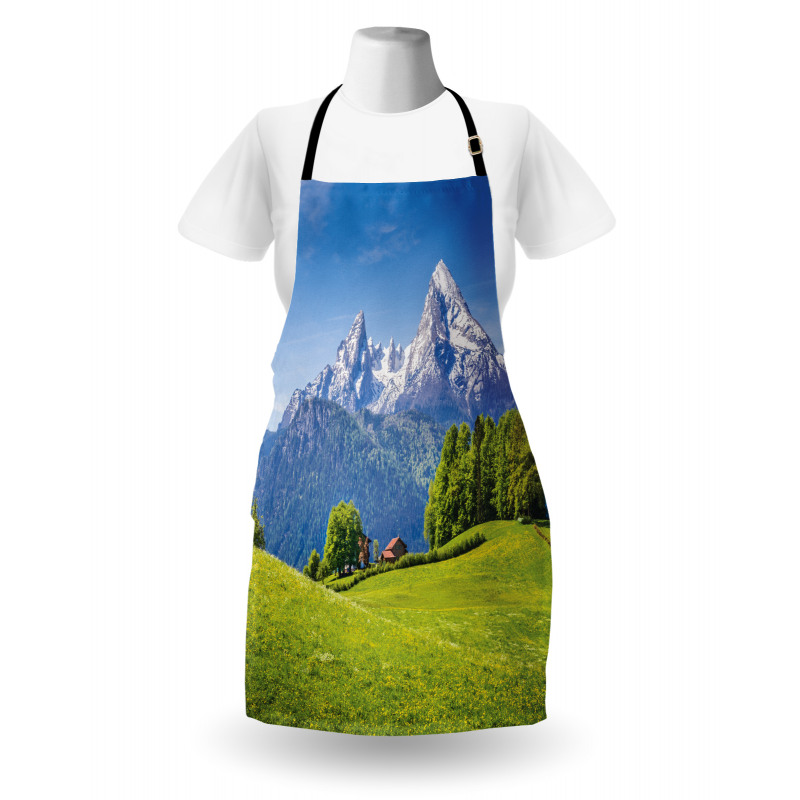 Blooming Flower Foliage Apron