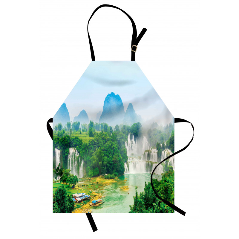 Misty Jungle Forest Apron