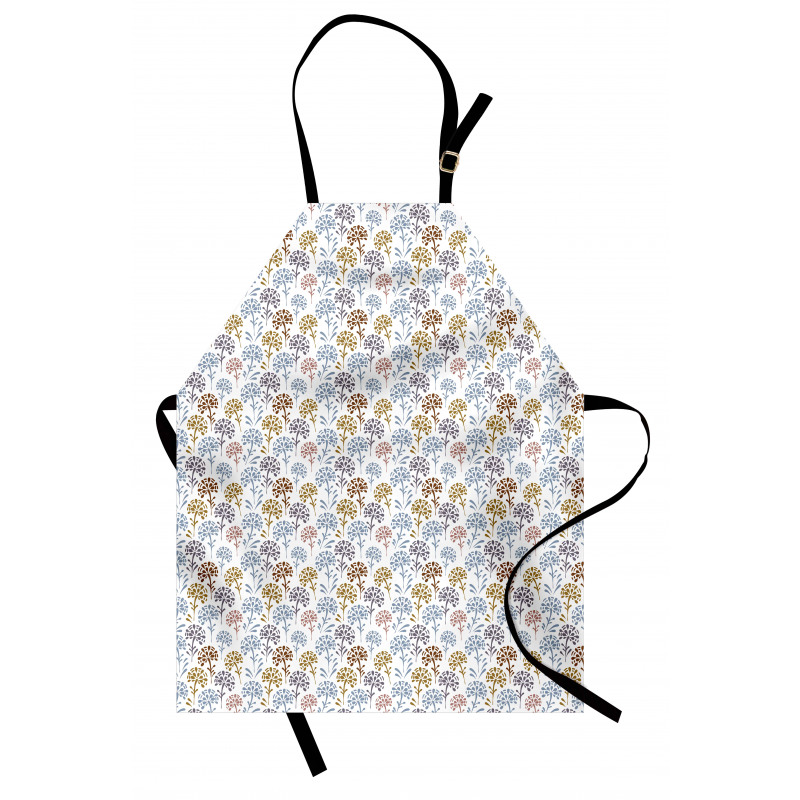 Abstract Flower Art Blooming Apron