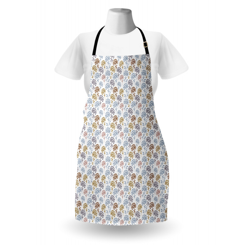 Abstract Flower Art Blooming Apron