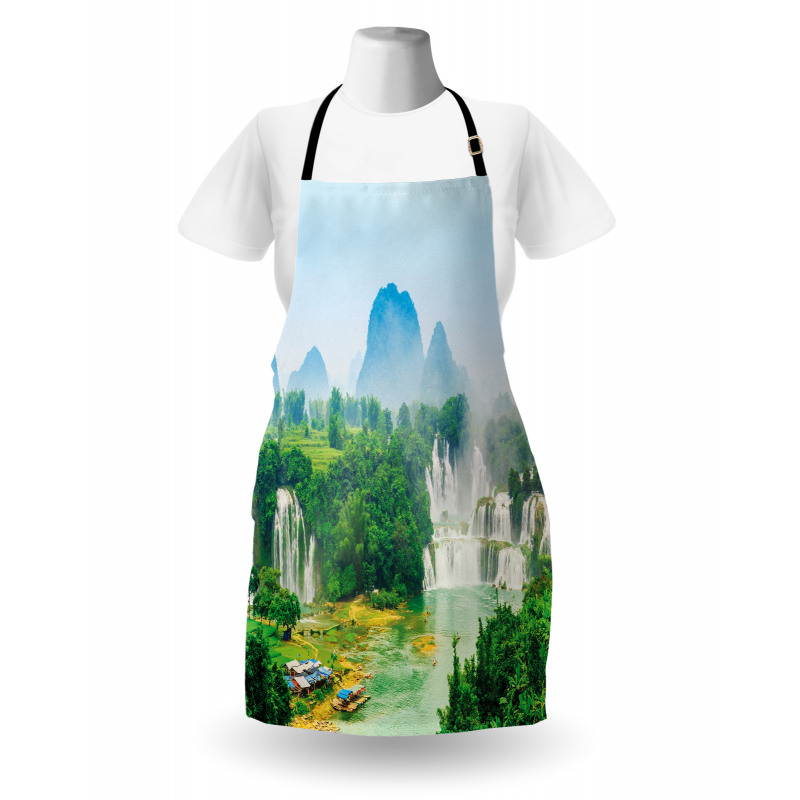 Misty Jungle Forest Apron