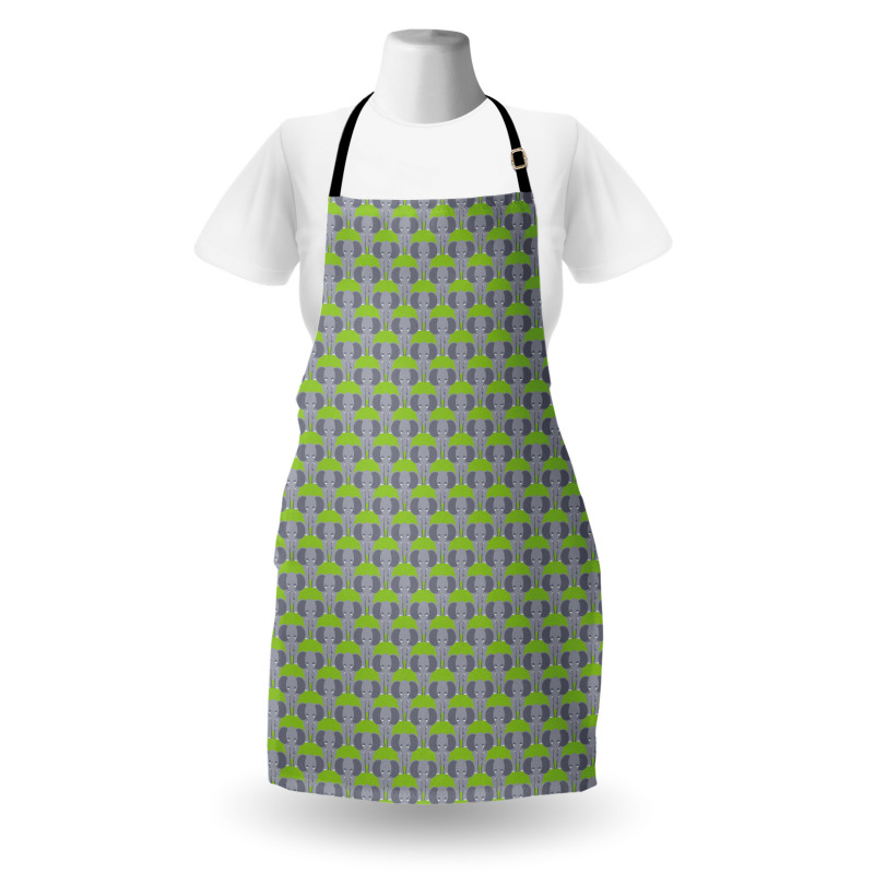 Cartoon Animal Print Apron