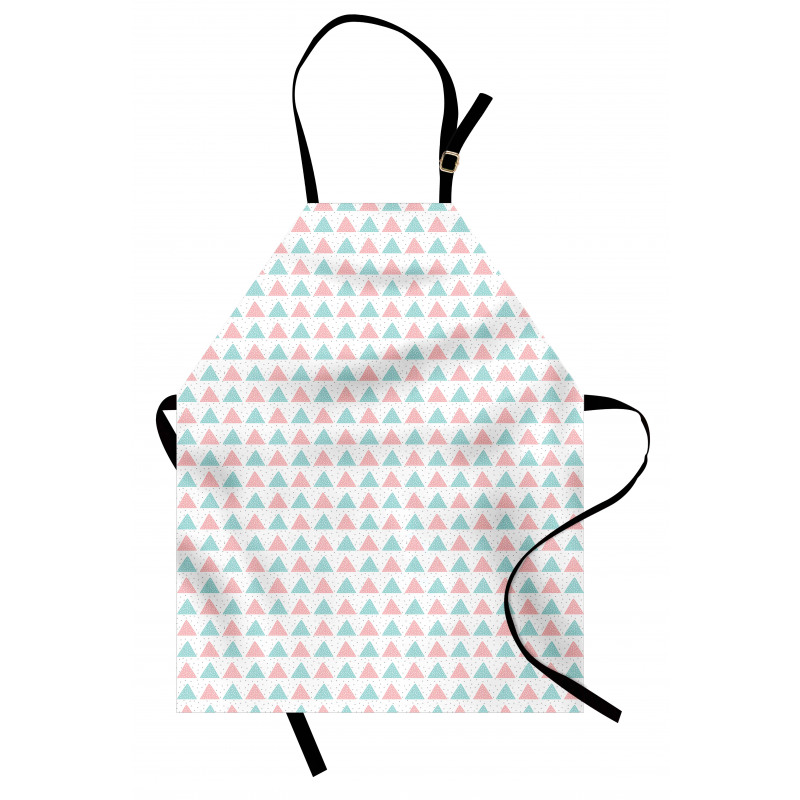 Pastel Triangles and Dots Apron