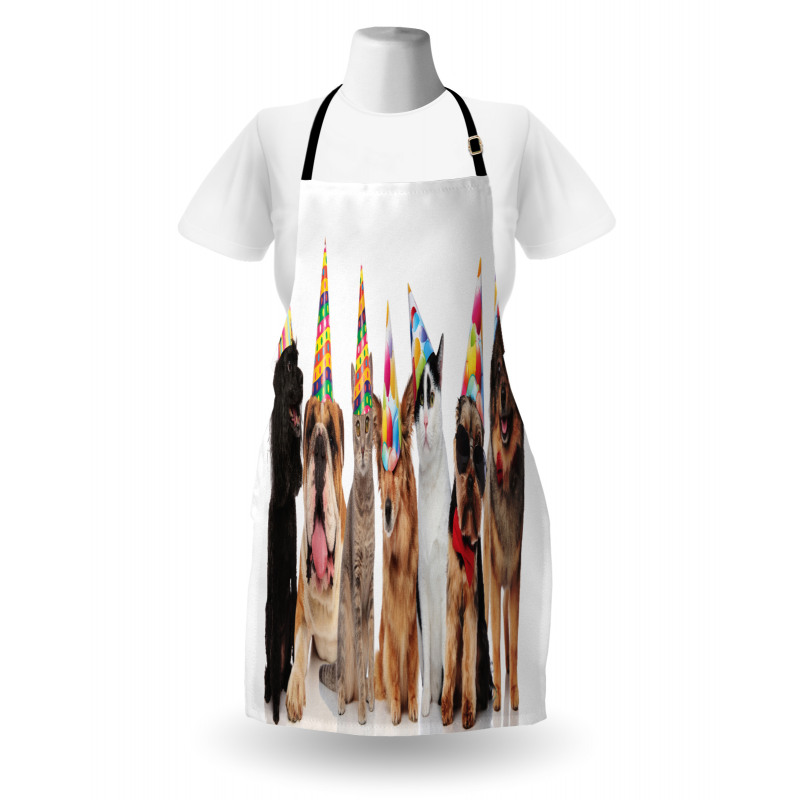 Party Animals in Hats Apron