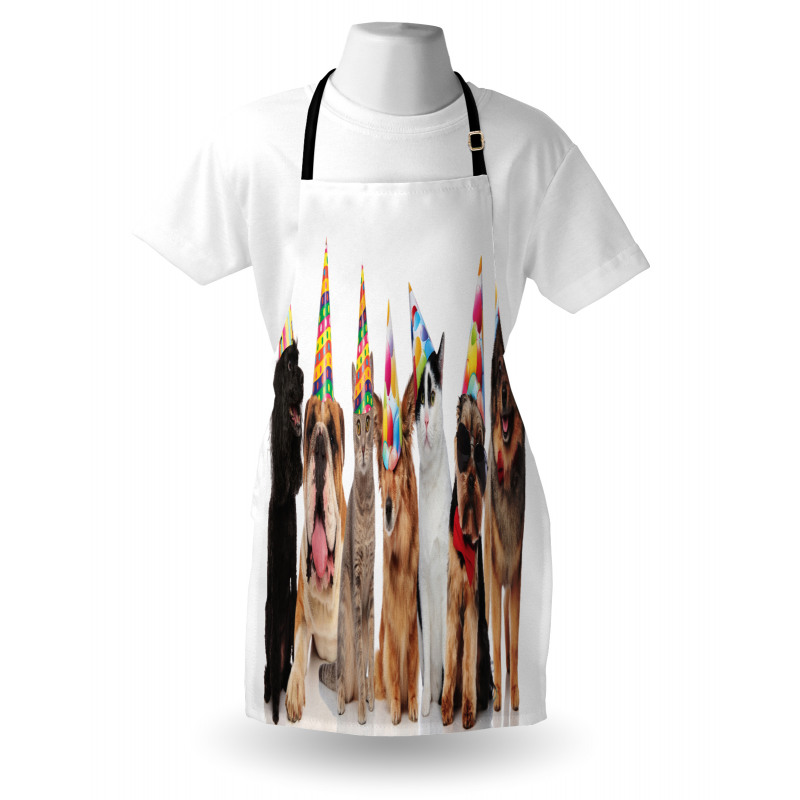 Party Animals in Hats Apron