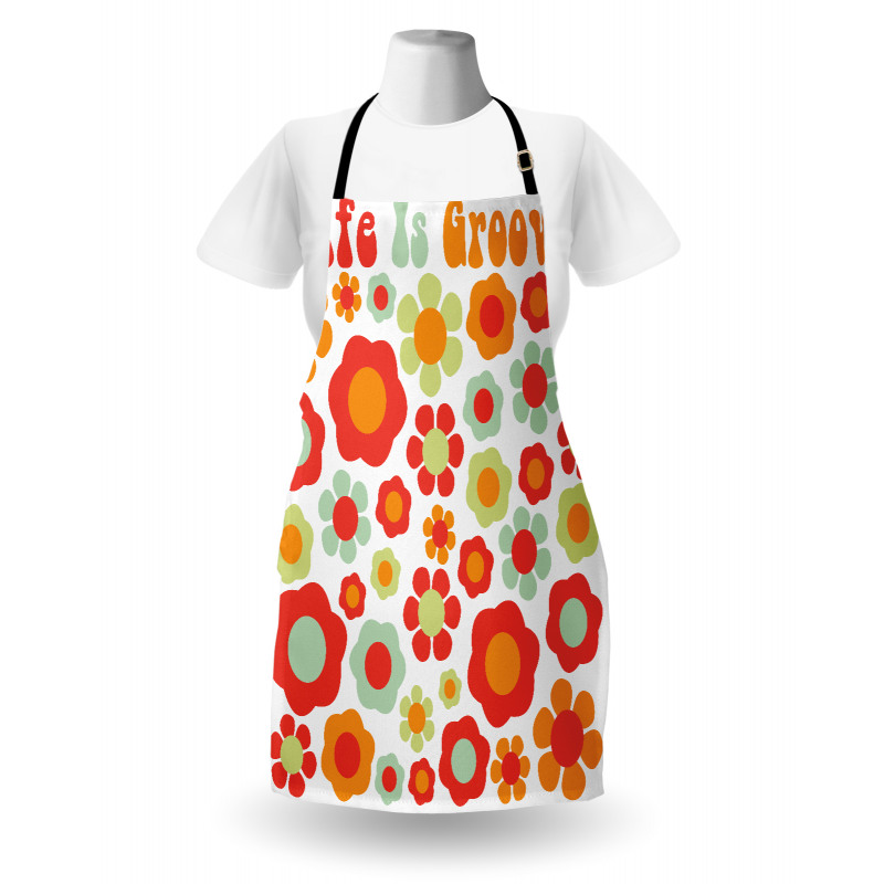 Colored Art Dated Style Apron