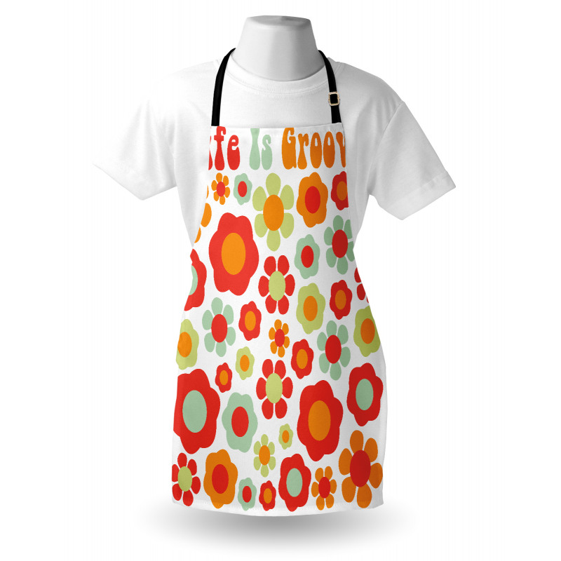 Colored Art Dated Style Apron